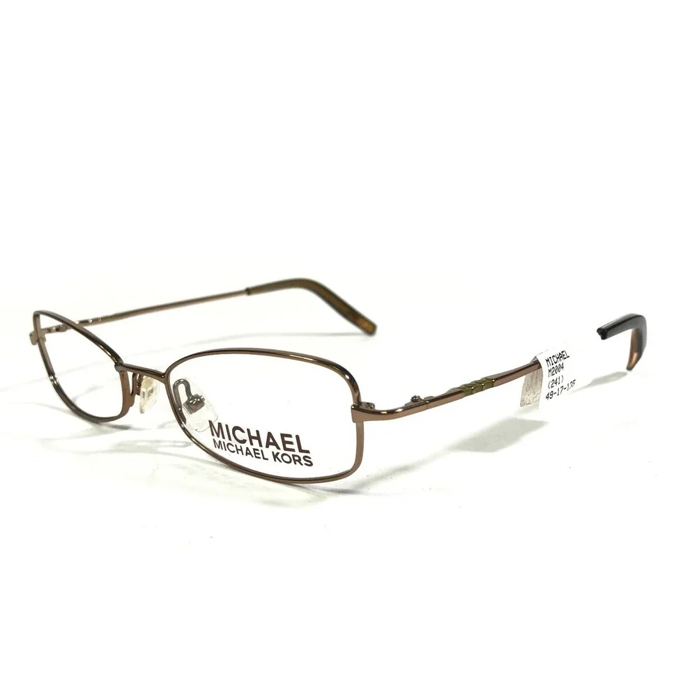 Michael Kors Eyeglasses Frames M2004 241 Brown Cat Eye Full Rim 49-17-135